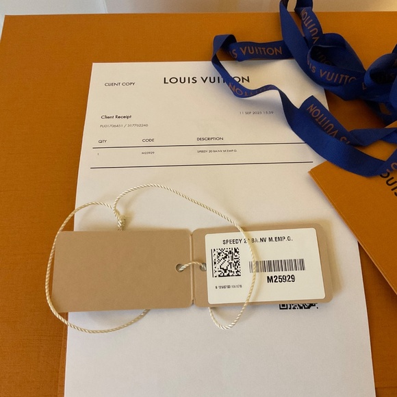 Louis Vuitton Speedy Bandouliere 20, Garnet Leather - Picture 8 of 8